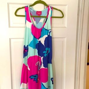 Britt poppy floral maxi dress